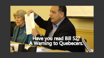 A Warning to Quebecers - Bill 52 - @CoalitionMD